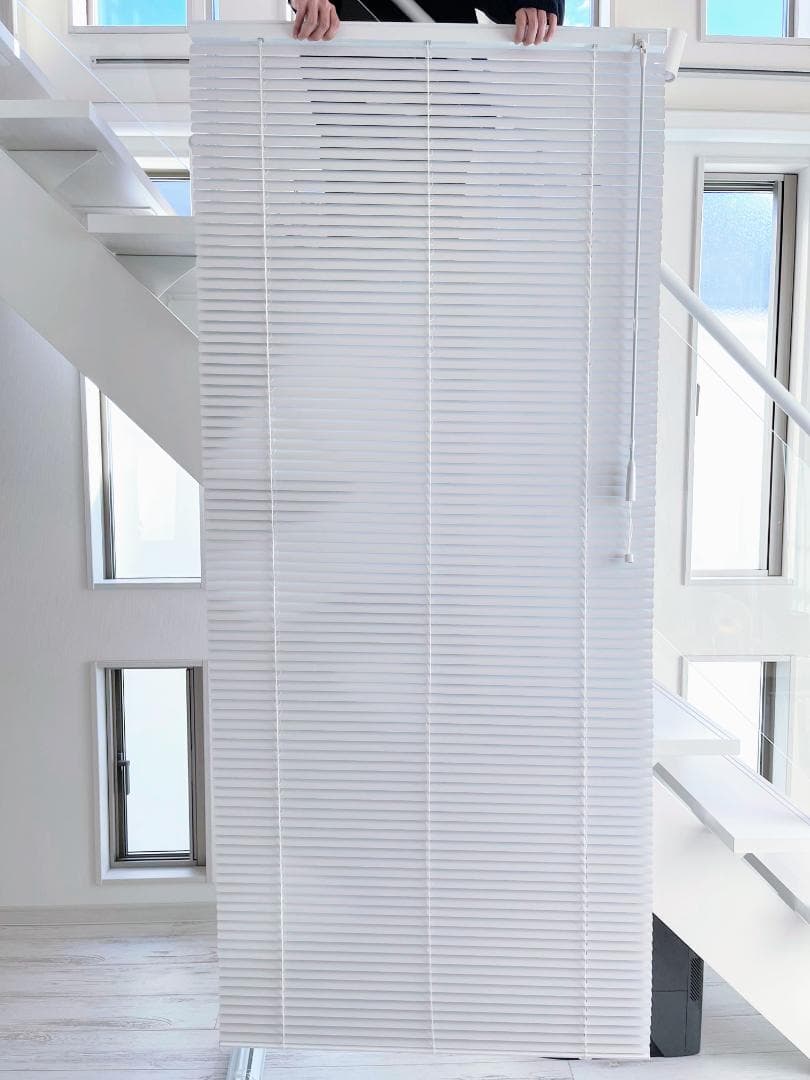 【MUJI 無印良品】アルミブラインド 4本セット (W88xL200cm)