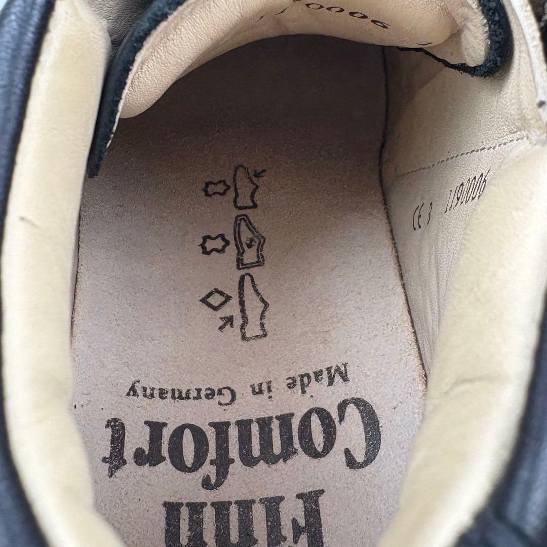 【極美品】フィンコンフォート　22.5cm　3 MACHIDA ハイカット　黒