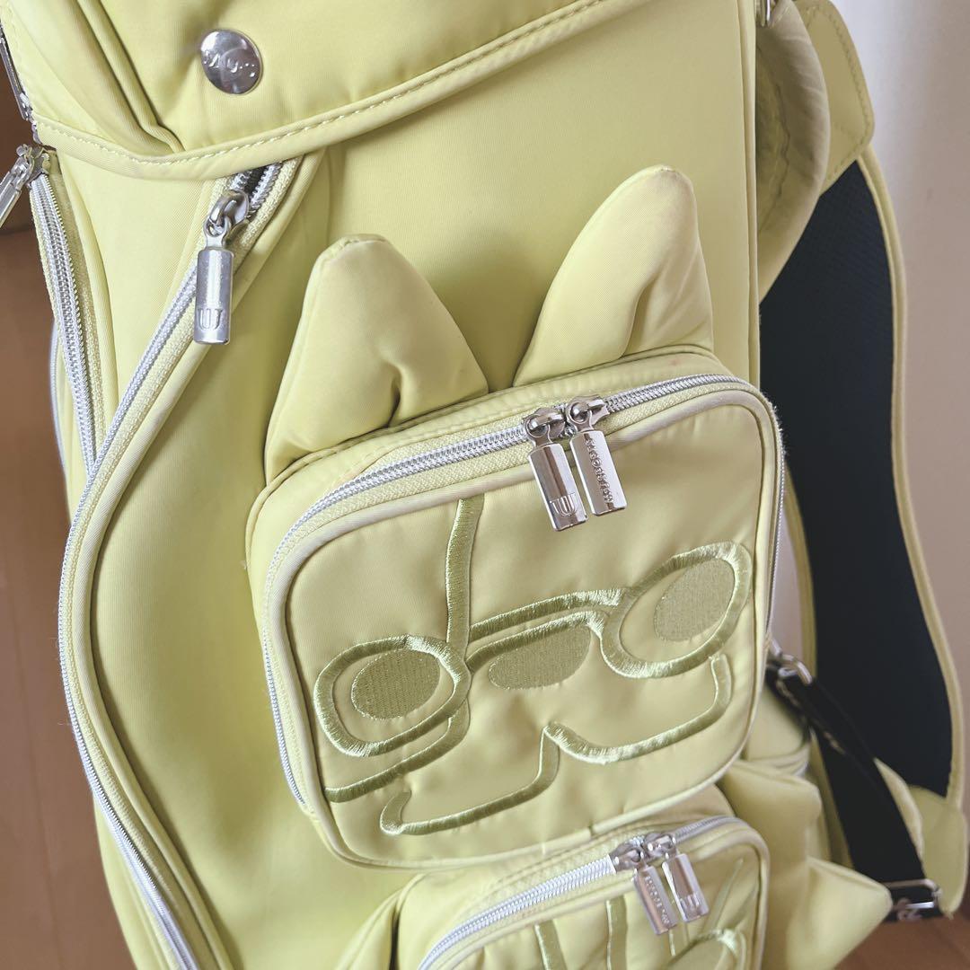 K291 M.U SPORTS 可愛い！イエローキャディバッグ