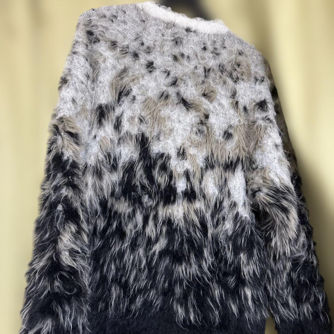 専用Glam Lips グラデーションファーセーター