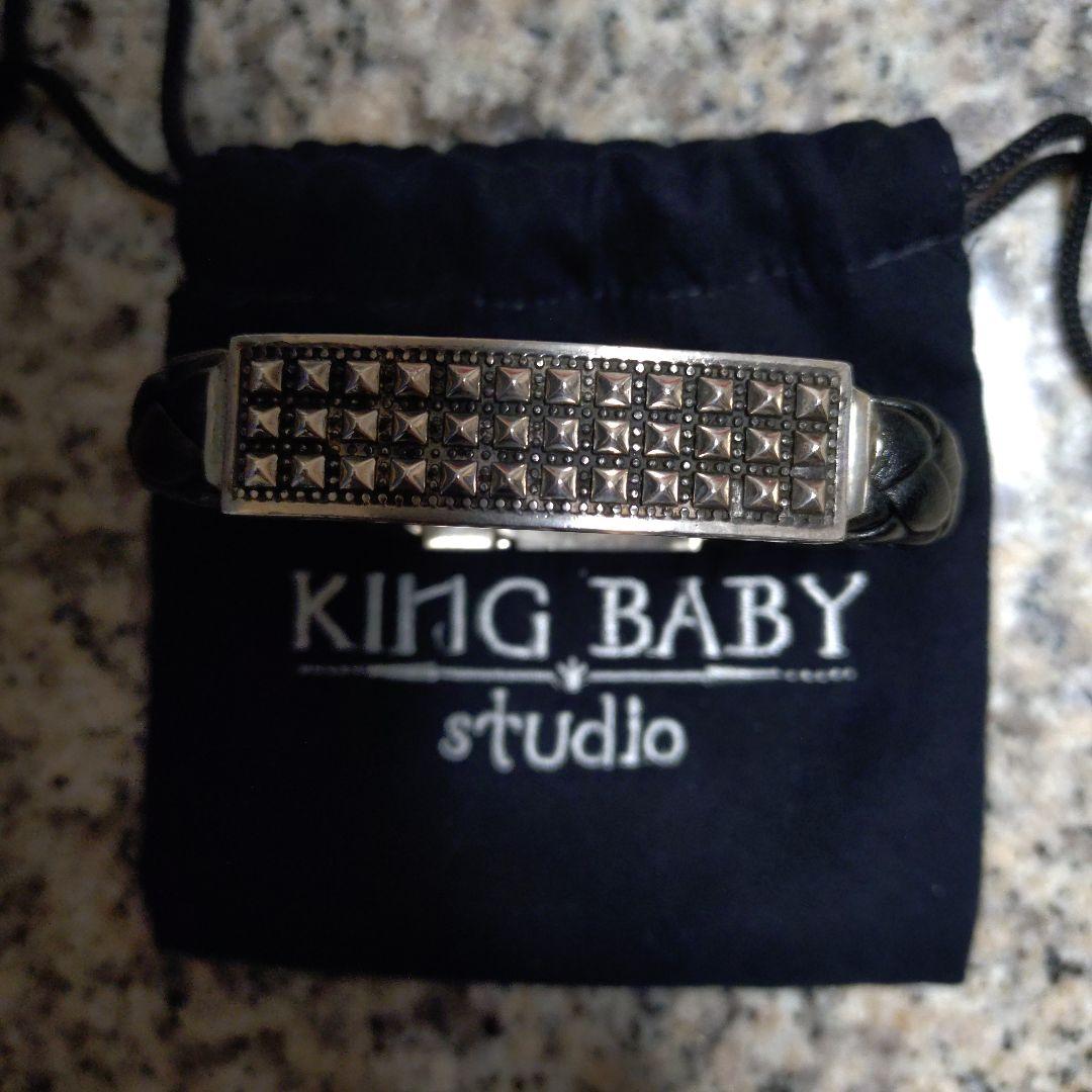 KING BABY ブレスレット シルバー925 アメリカ製 袋付き最終価格
