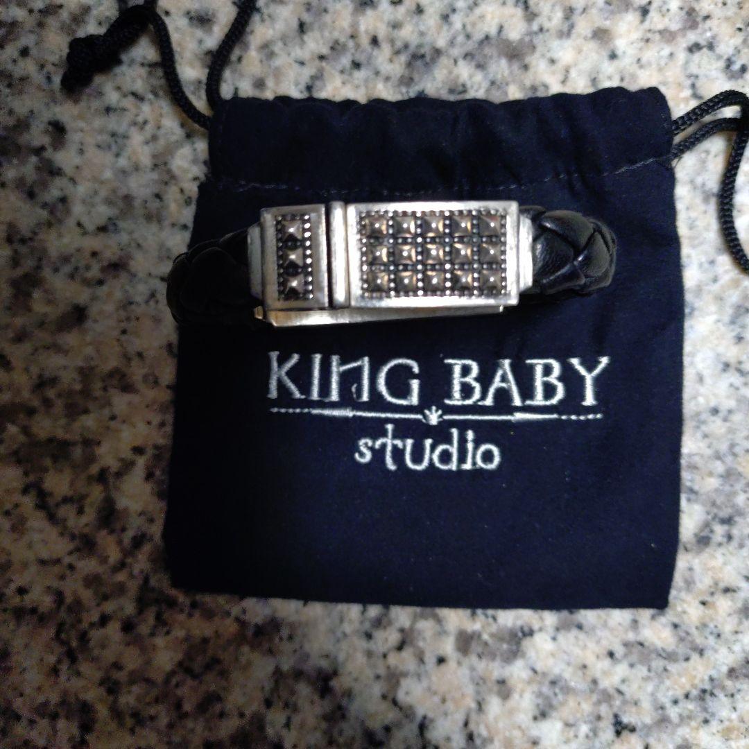 KING BABY ブレスレット シルバー925 アメリカ製 袋付き最終価格
