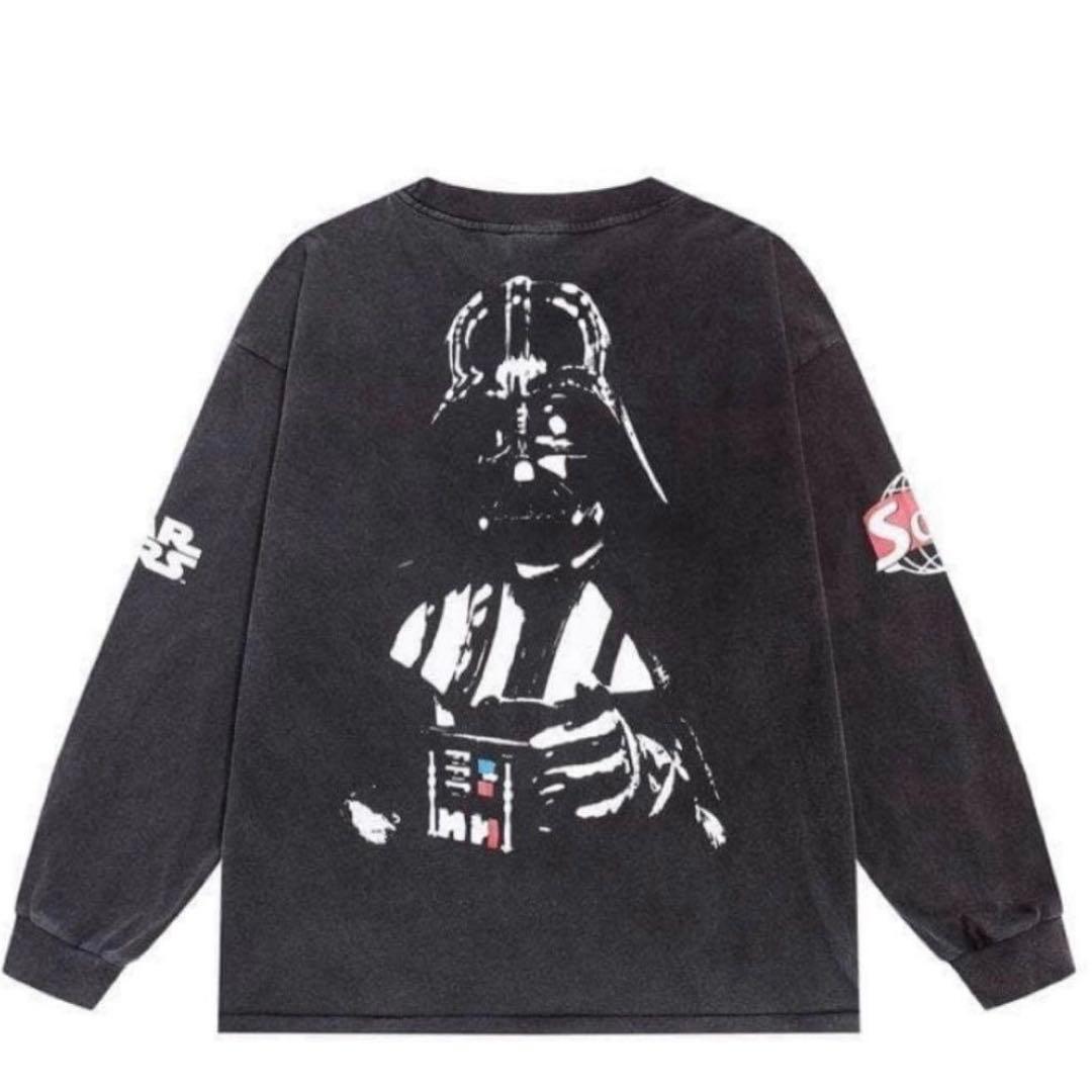 ダース・ベイダー プリント ロングスリーブTシャツ　L
