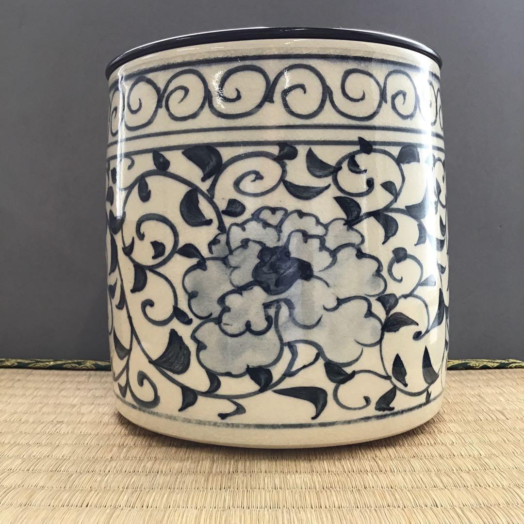 茶道具 水指 安南風 水指 直径約147ミリ 高さ約1 45ミリ N688