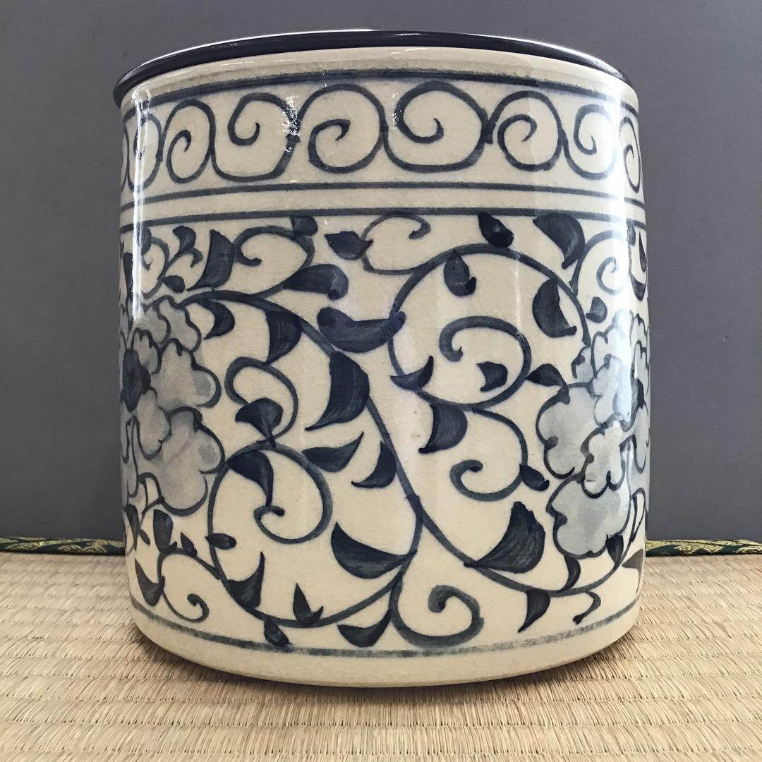 茶道具 水指 安南風 水指 直径約147ミリ 高さ約1 45ミリ N688