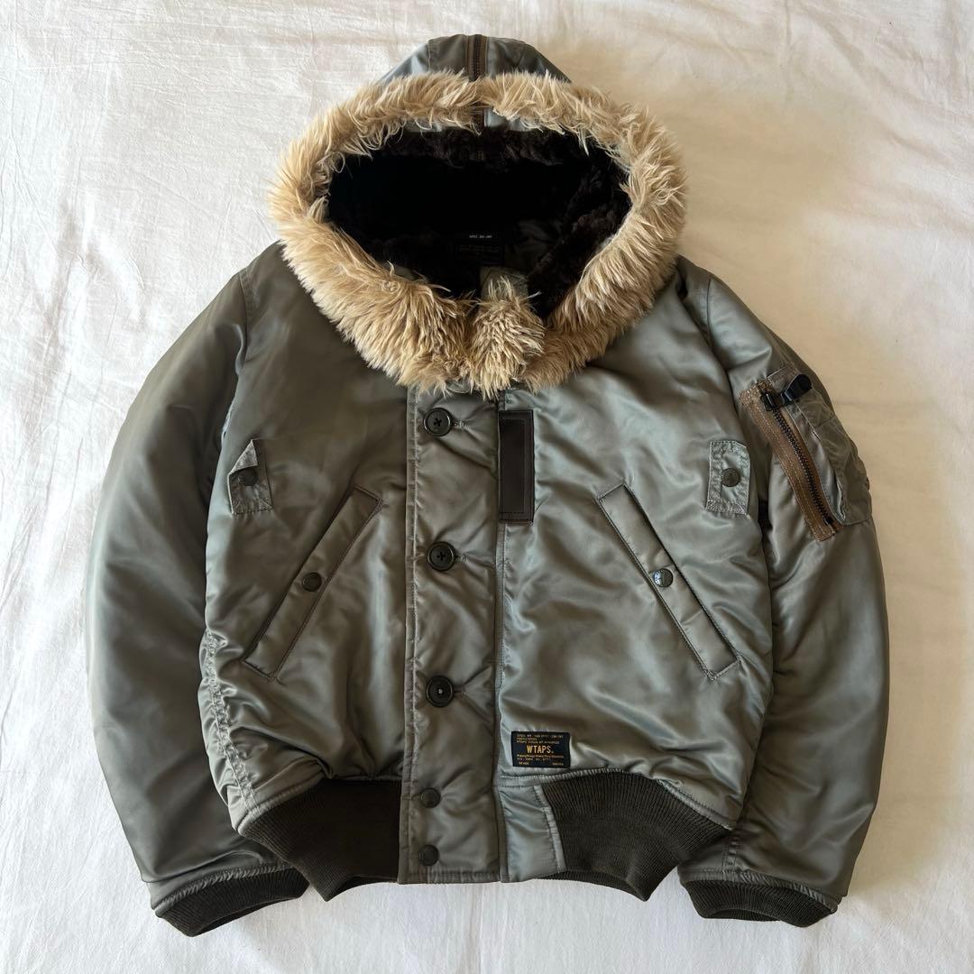 【希少】WTAPS アーカイブ N-2B フライトジャケット 13AW カーキ