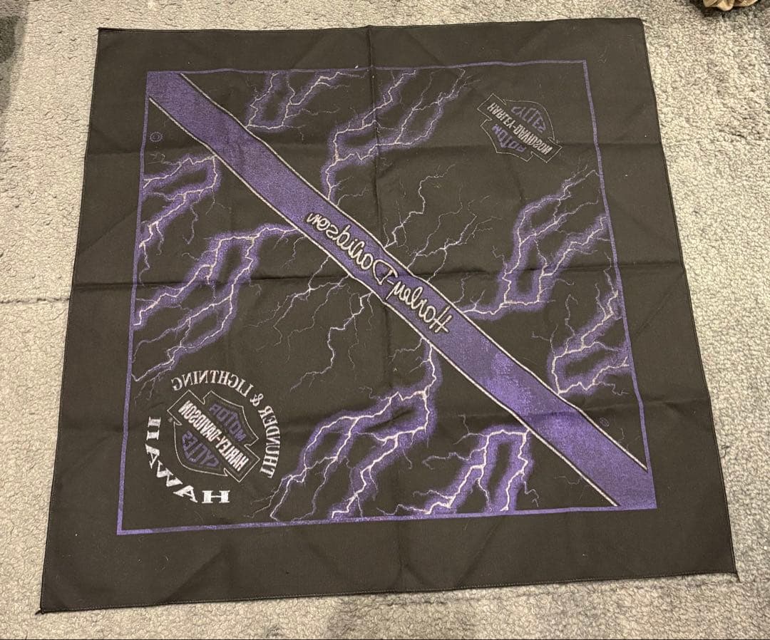 ハーレーダビットソン　バンダナ　ビンテージ　サンダー