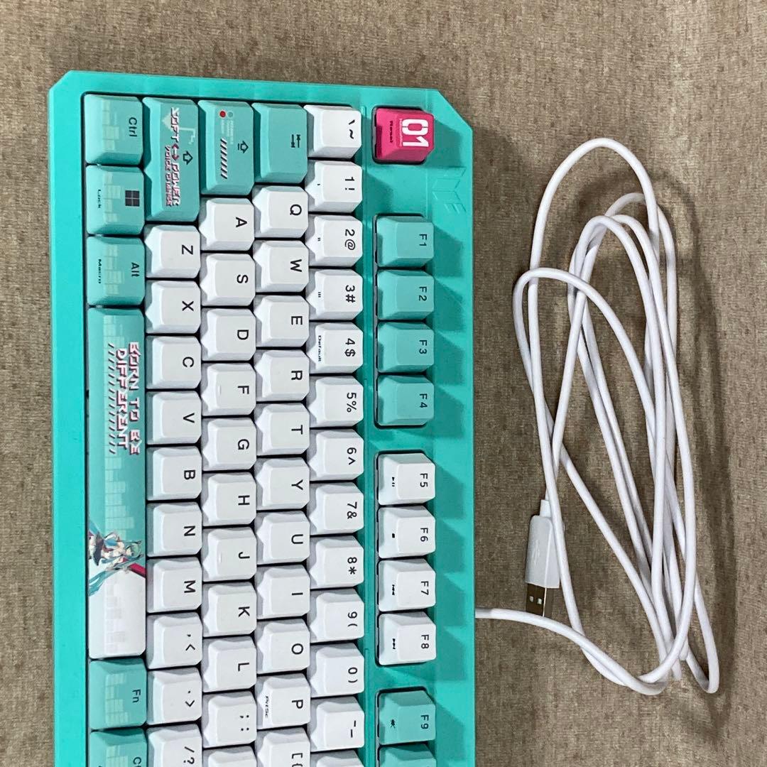 C*s様 初音ミク ゲーミングキーボード RA09 TG K3 GEN II (