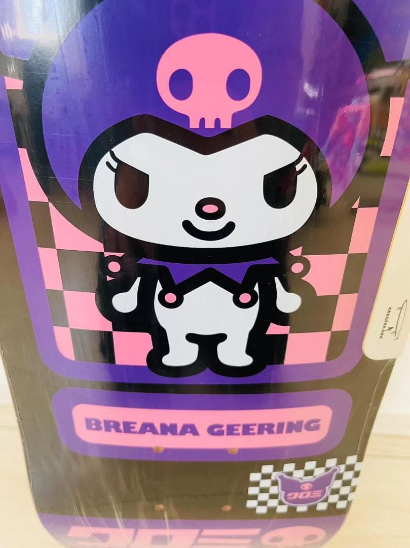 台湾製無地黒デッキテープ付きGIRL ガール　8.0デッキ クロミ