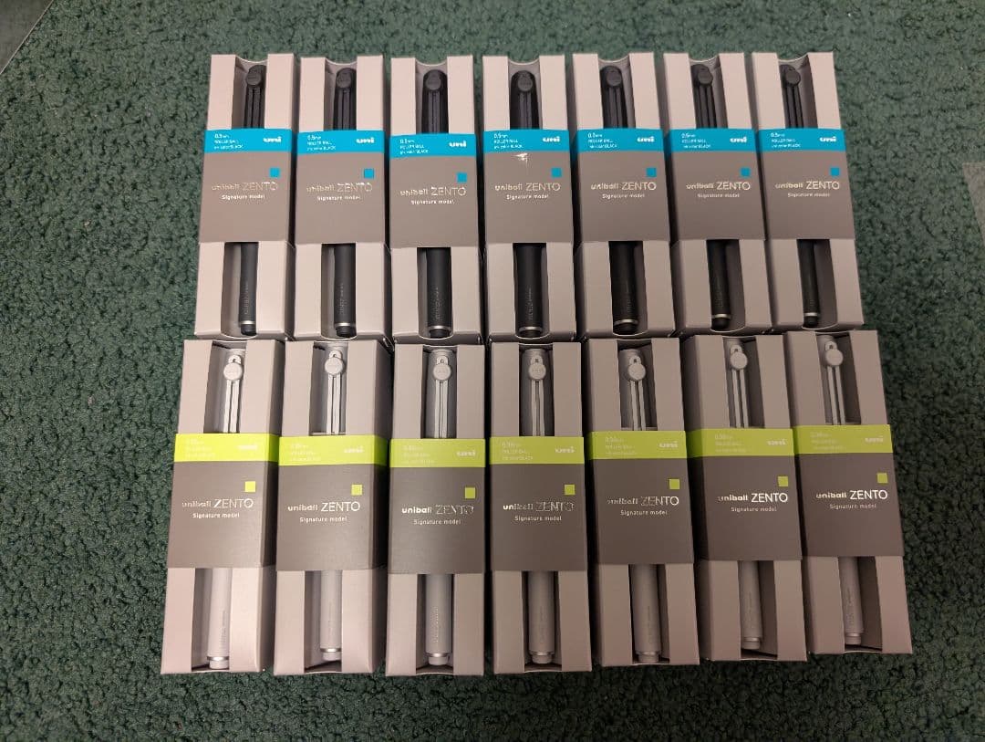 14本セット uniball ZENTO Signature model