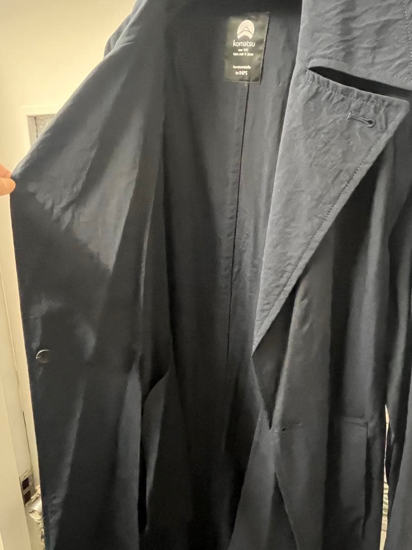 ships 小松マテーレ　アトリエコート ネイビー Mサイズ　大幅値下げ中