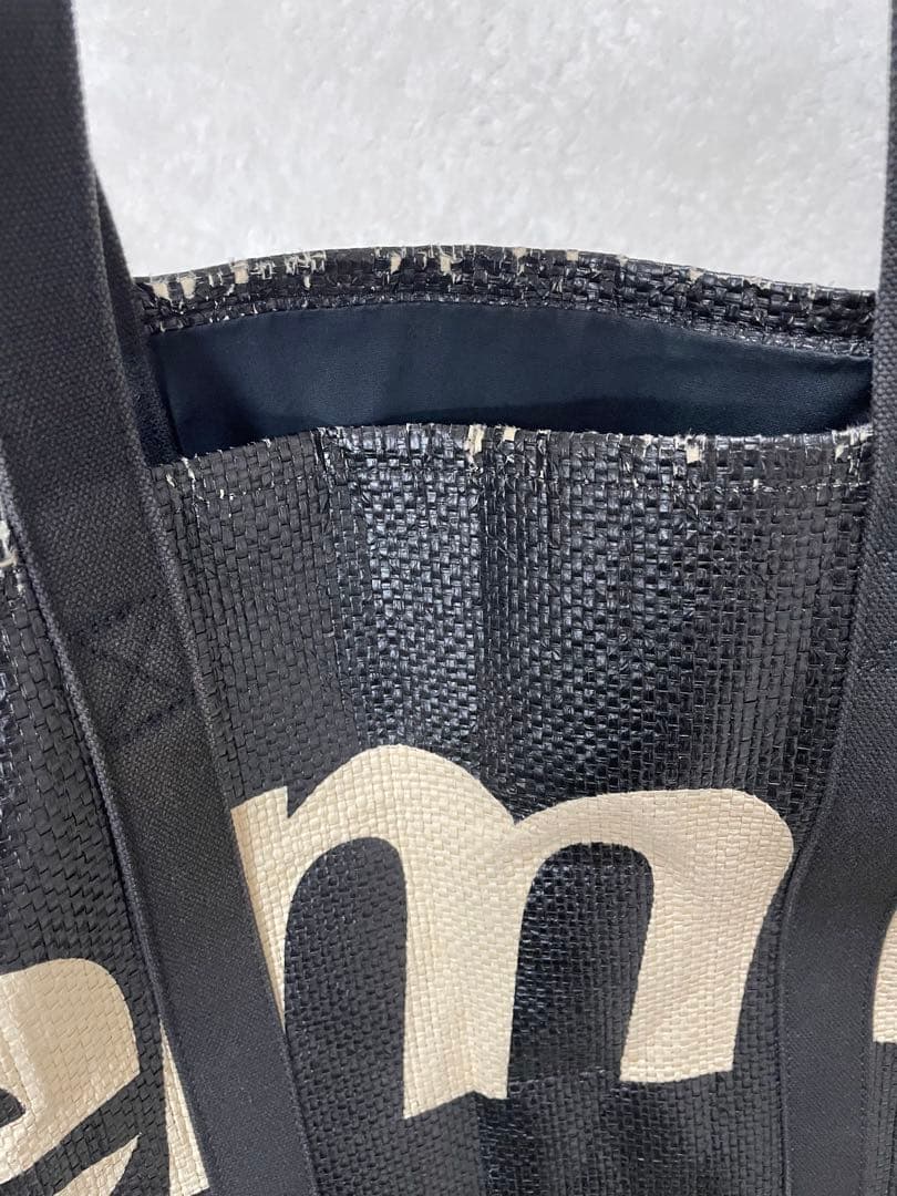 シュプリーム）Raffia Tote（ラフィア トートバッグ）