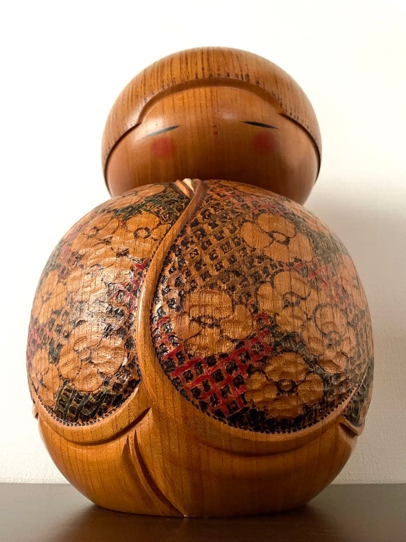 狩野 千代松 創作 こけし kokeshi doll レトロ 可愛い 稀少 レア