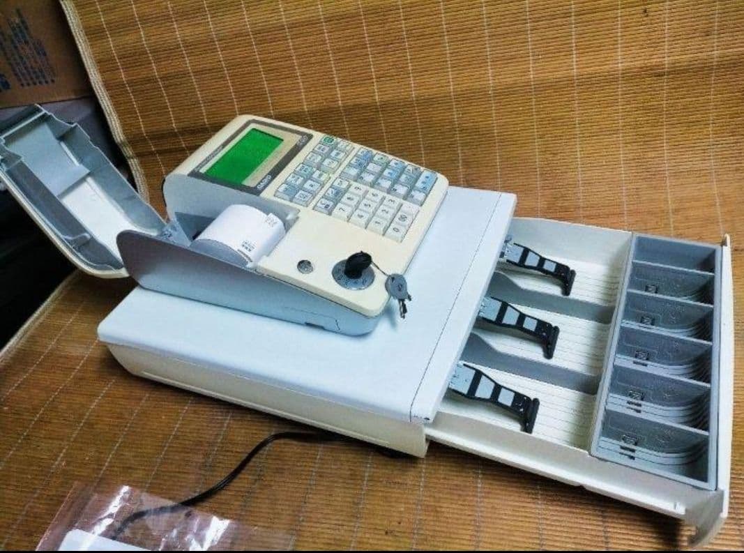 カシオレジスター　TE-300　フル設定無料　 送料無料人気機種　800000