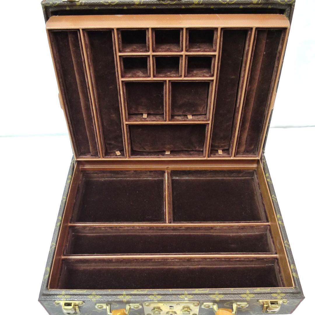 ルイヴィトン　ボワットビジュー　ジュエリーケース　トランク　ブラウン