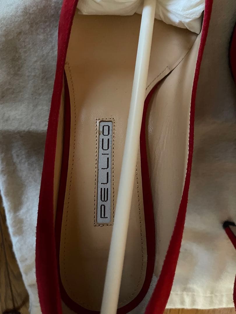 【新品未使用】 PELLICO ペリーコ　パンプスレッド