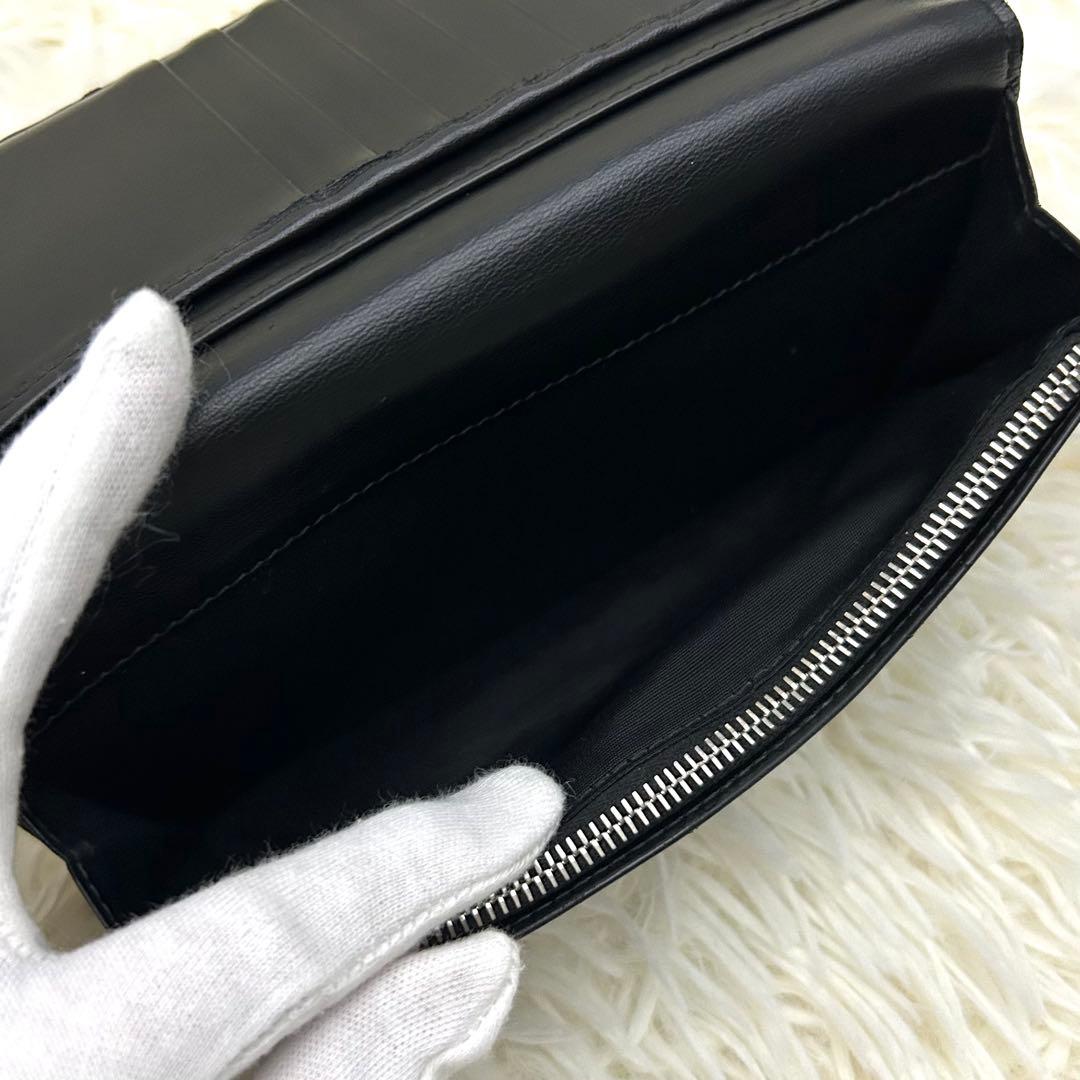 【美品】ChristianDior トロッター レザー 二つ折り 長財布