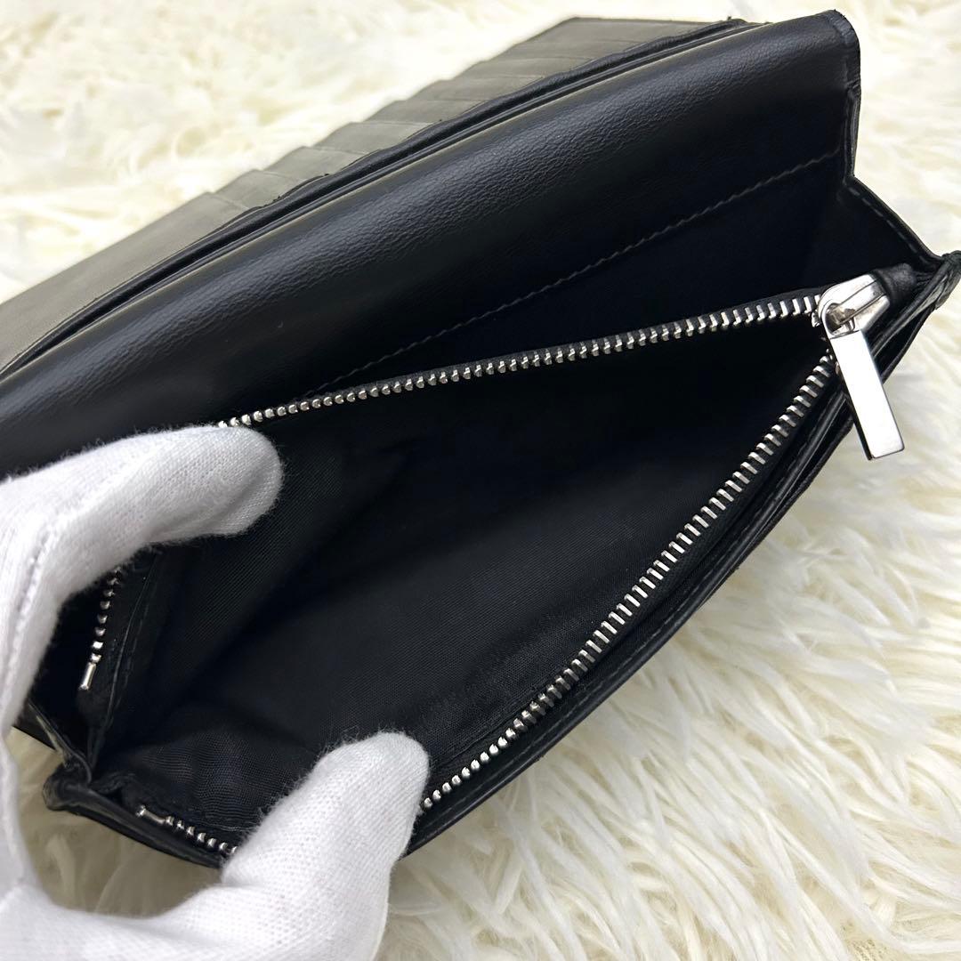【美品】ChristianDior トロッター レザー 二つ折り 長財布