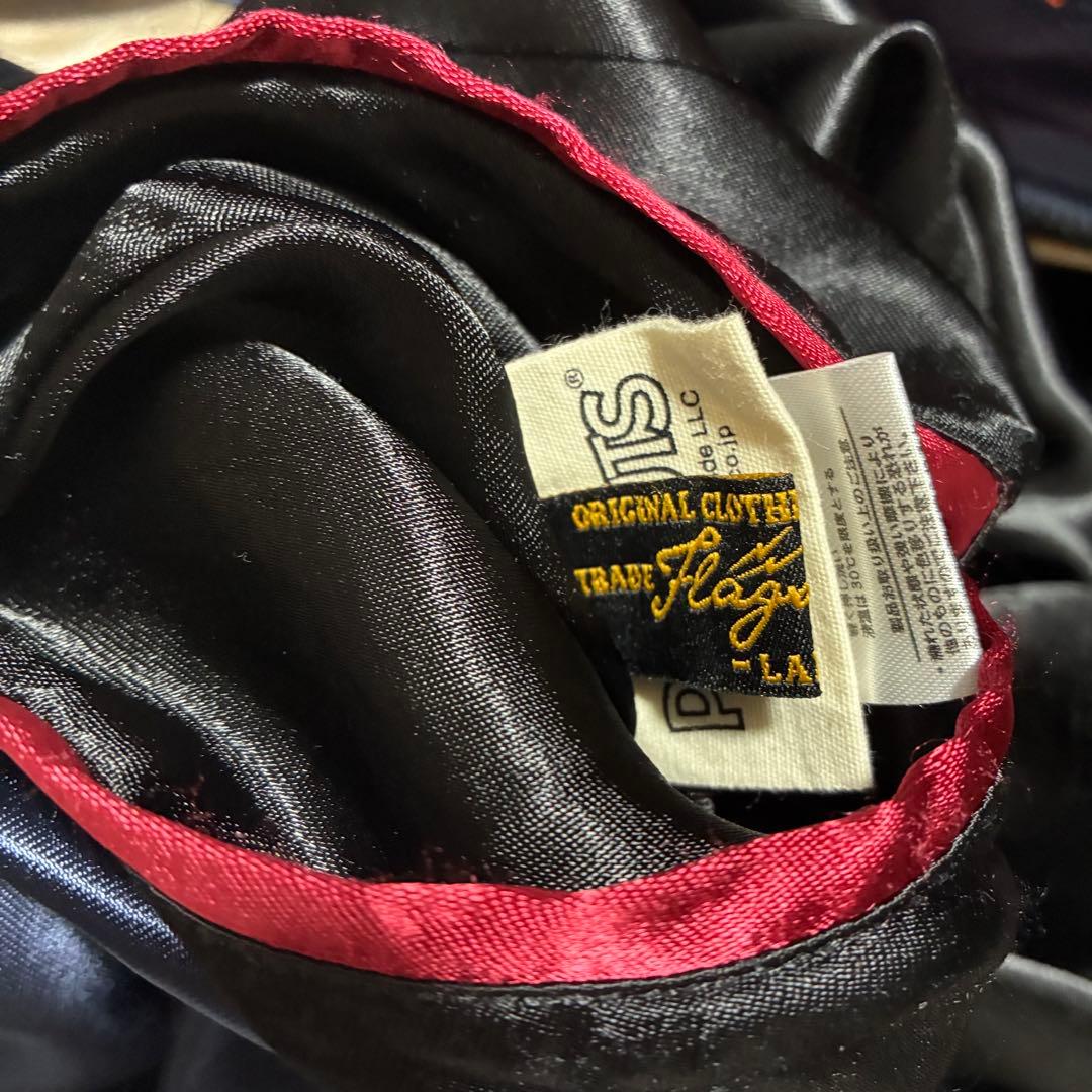 ウ*ー様 スカジャン リバーシブル スヌーピー コラボ 刺繍　L