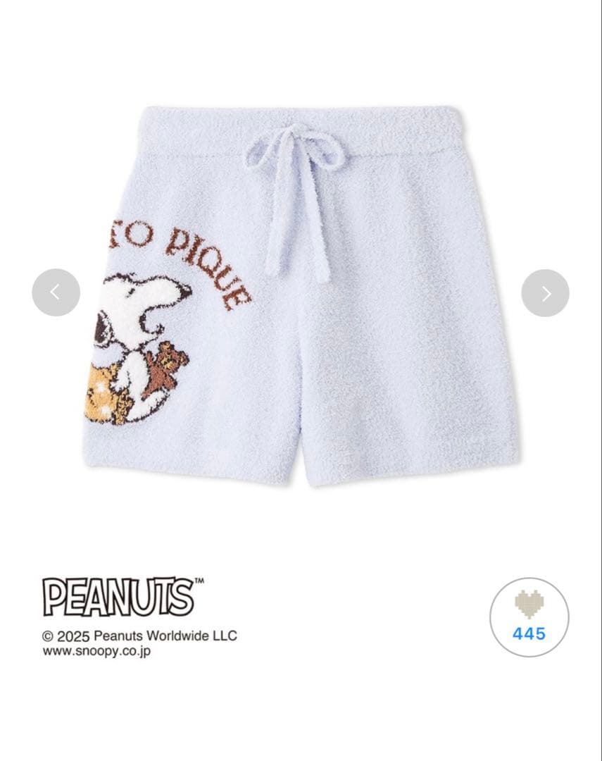 GELATO PIQUE スヌーピーコラボ ルームウェア