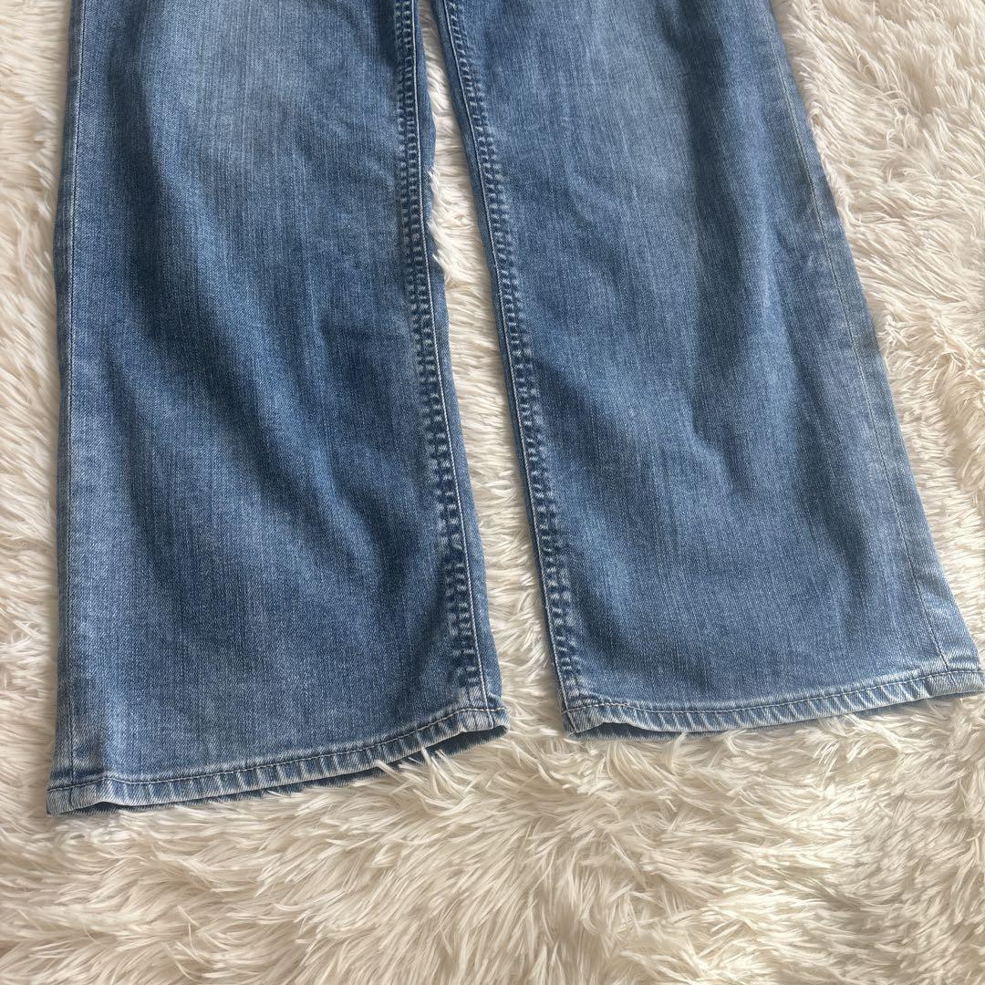 人気【YANUK】Lea ボーイズストレート(W26)APS デニムパンツ 美品