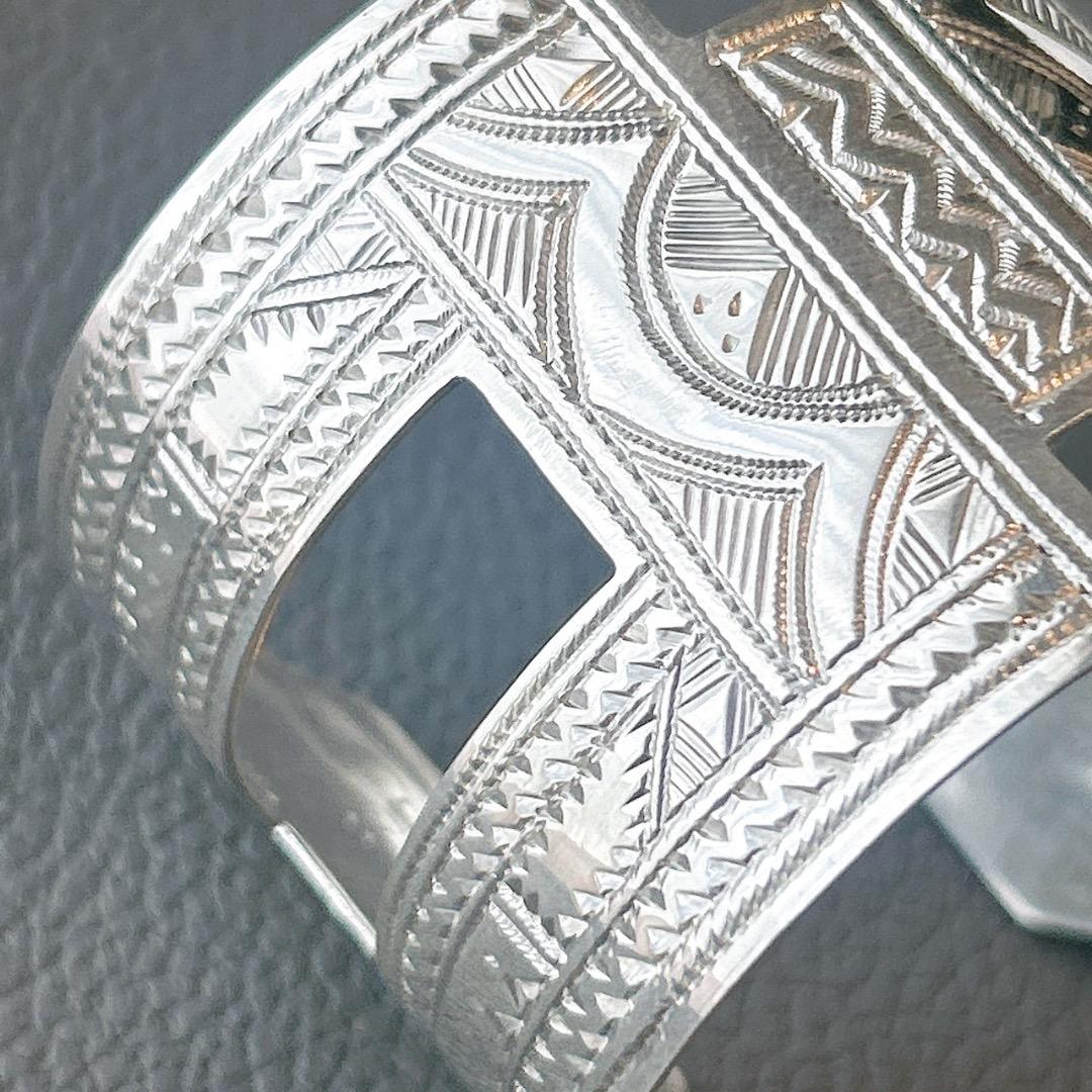 トゥアレグシルバー　ワイドバングル　トゥアレグ　Touareg ②