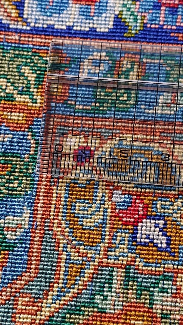 未使用❤️クム産手織りシルク絨毯