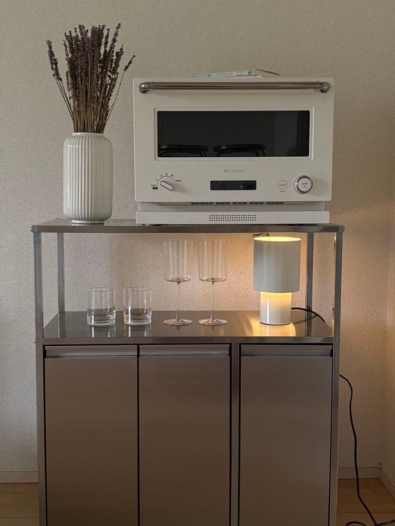 ステンレス作業台ワゴン ダスト3分別 幅73.5cm