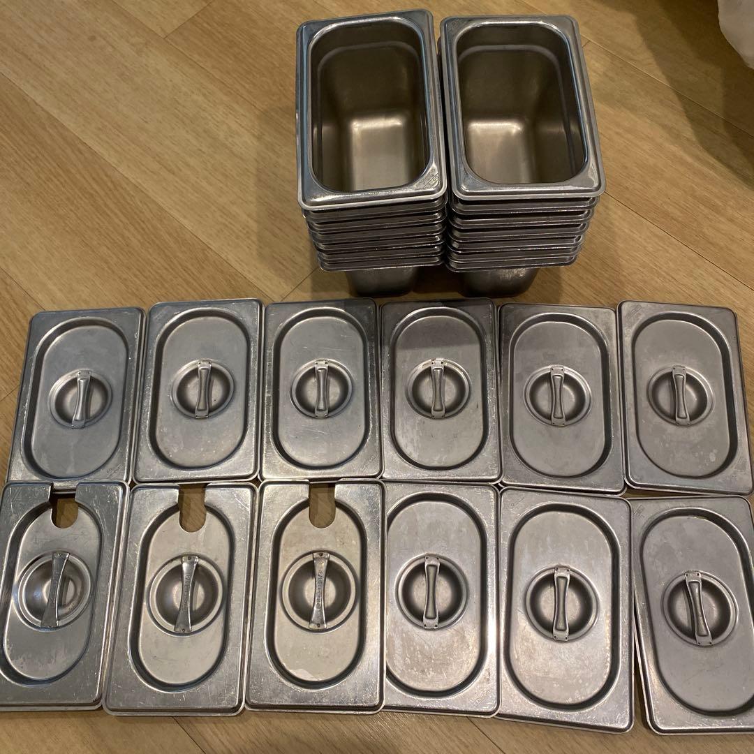 【最終値下げ】DO-EN ホテルパン1/9 本体14個　フタ9枚　穴あきフタ3枚