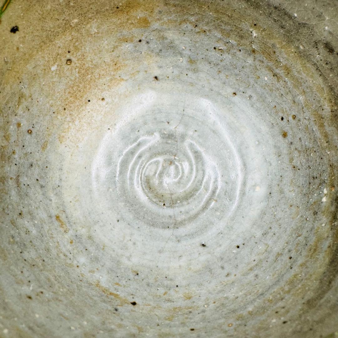 【清閑寺　杉田祥平　色絵桔梗に秋草画　茶碗　共箱】茶道具　骨董　アンティーク