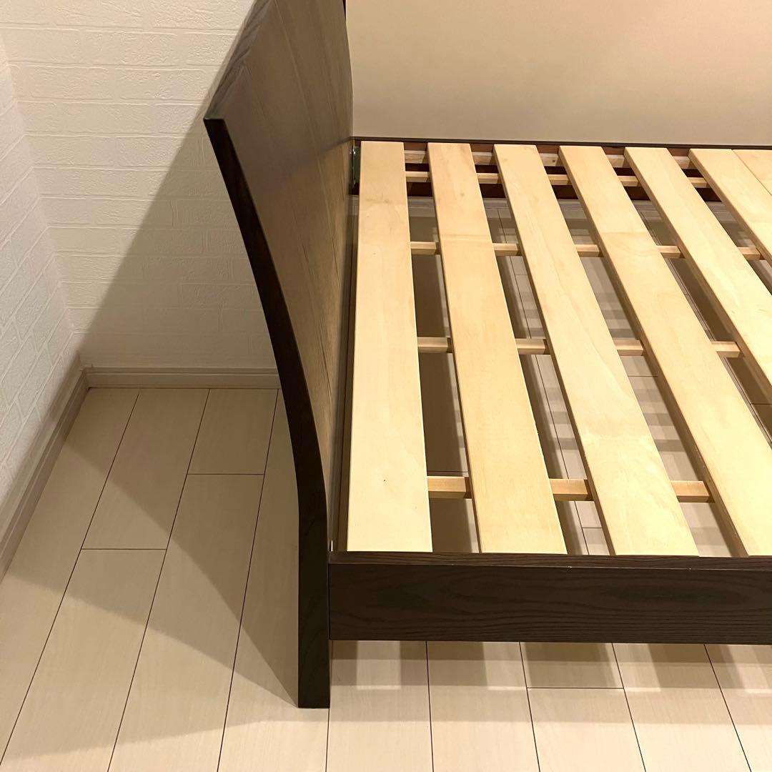 アクタス　ACTUS ベッド　ダブルベッド　マットレス付き