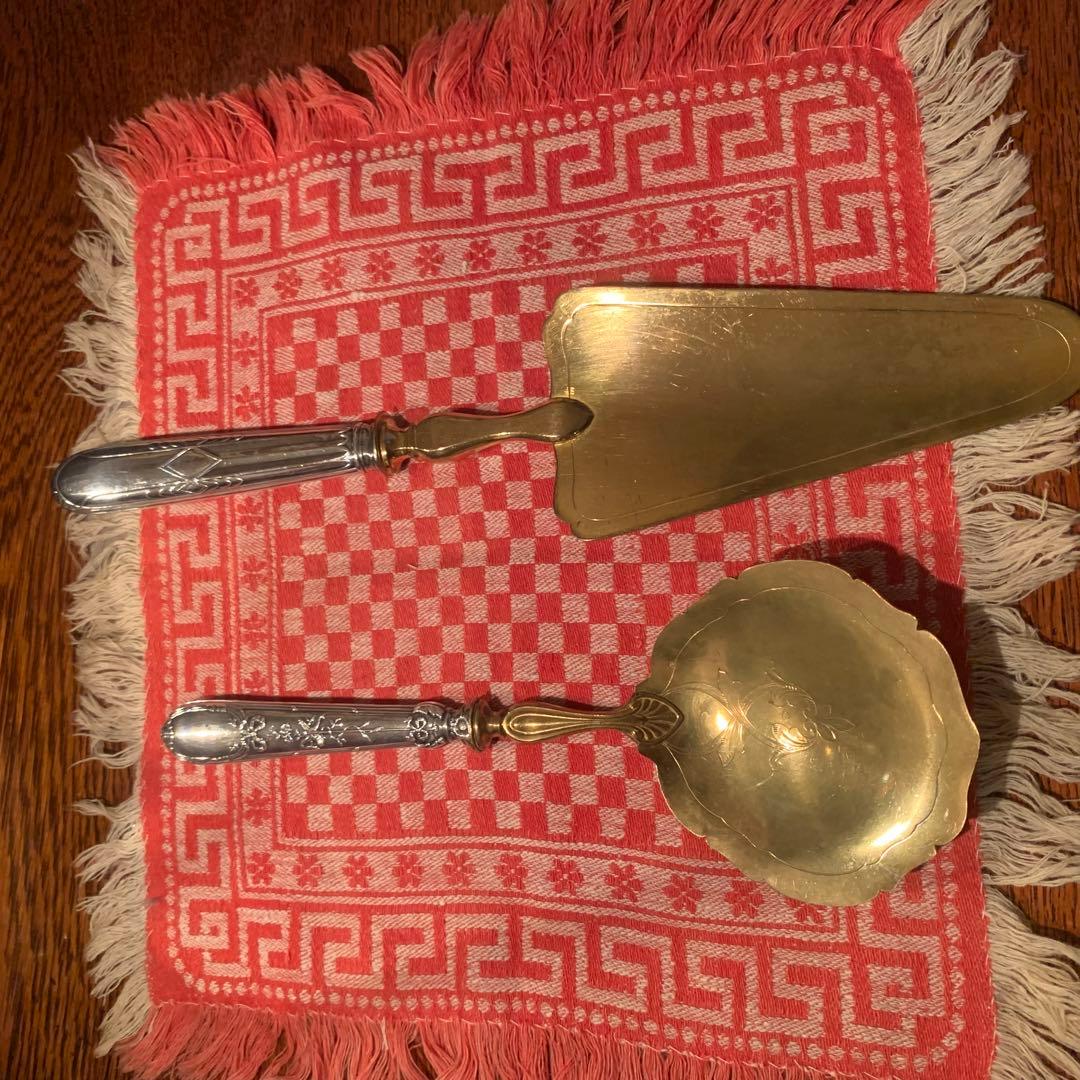 フランスアンティーク　純銀カトラリー　ミネルヴァ刻印有り