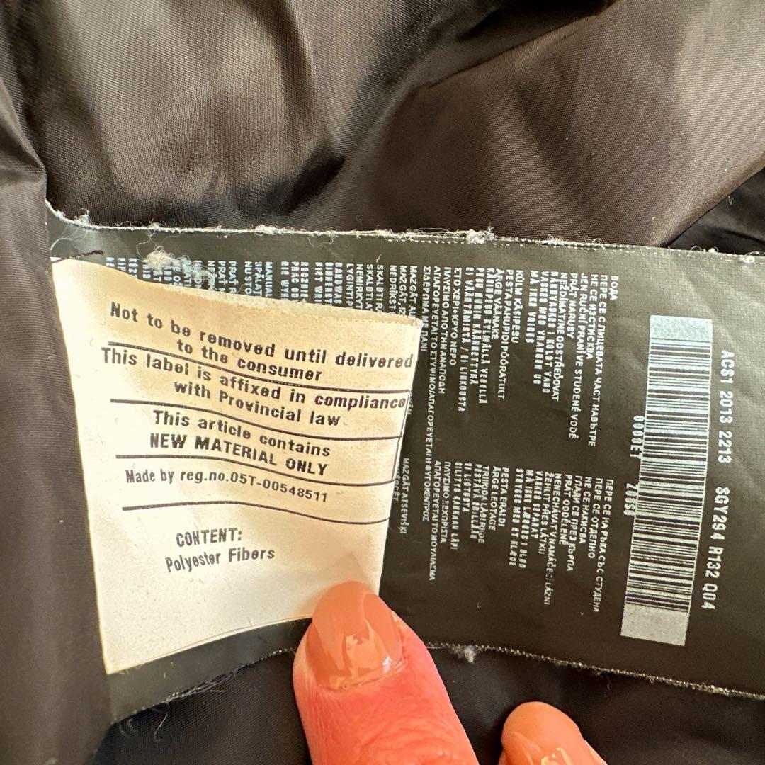 50 PRADA プラダ　ダウンコート　ステンカラーコート　黒