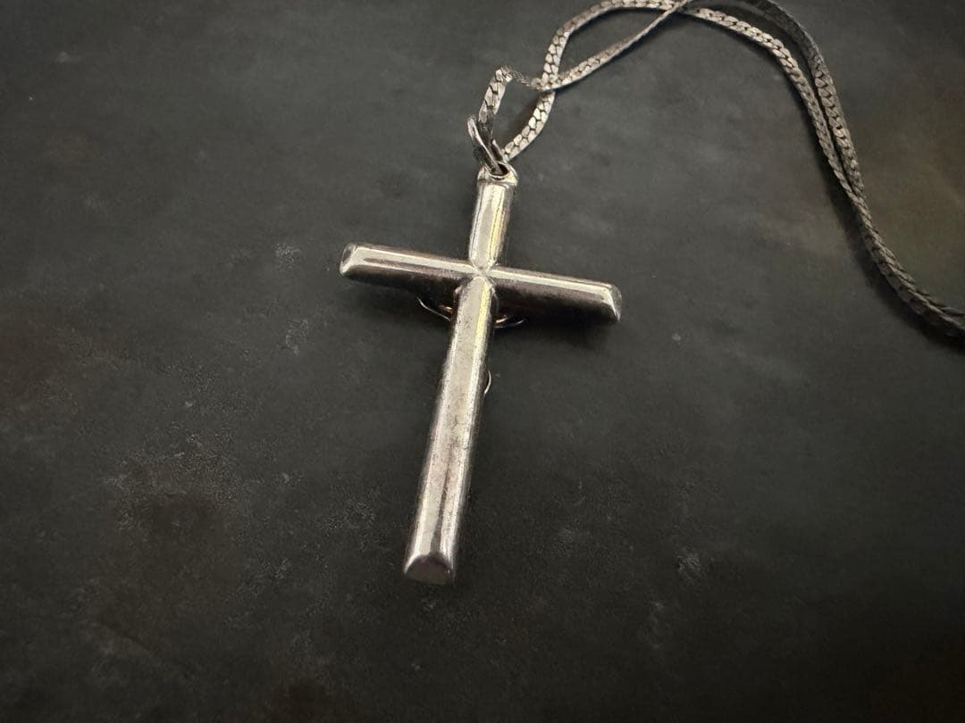 ヴィンテージ　シルバー　925 イタリア　アンティーク　ロザリオ　ネックレス