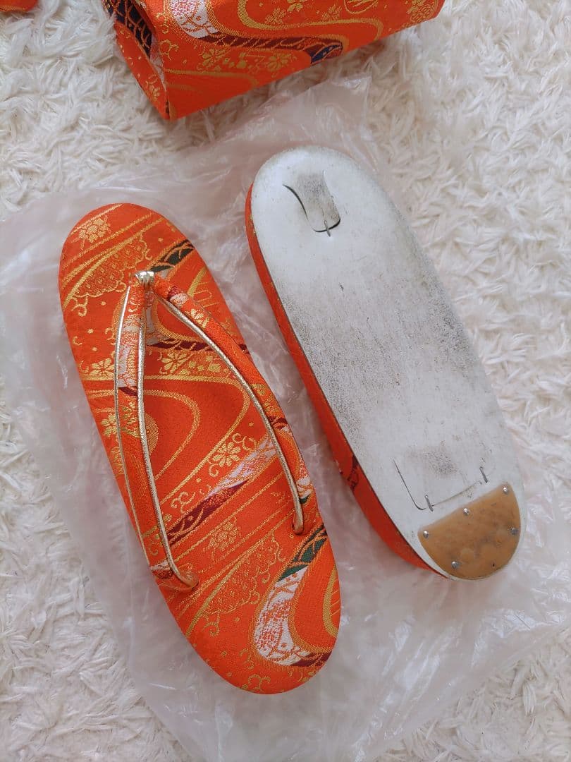 七五三用着物　7歳　紺　紫　金　フルセット　作り帯　正統派　レトロ　まとめて　緑