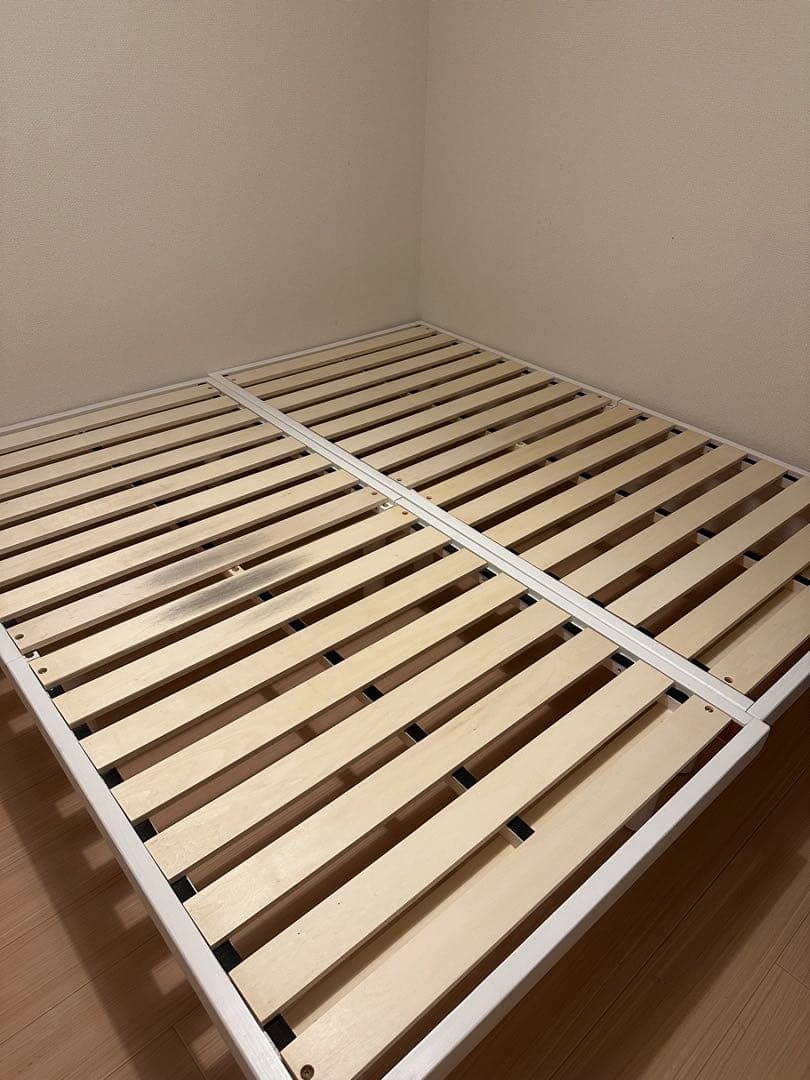 木製シングルサイズ2セットすのこベッド