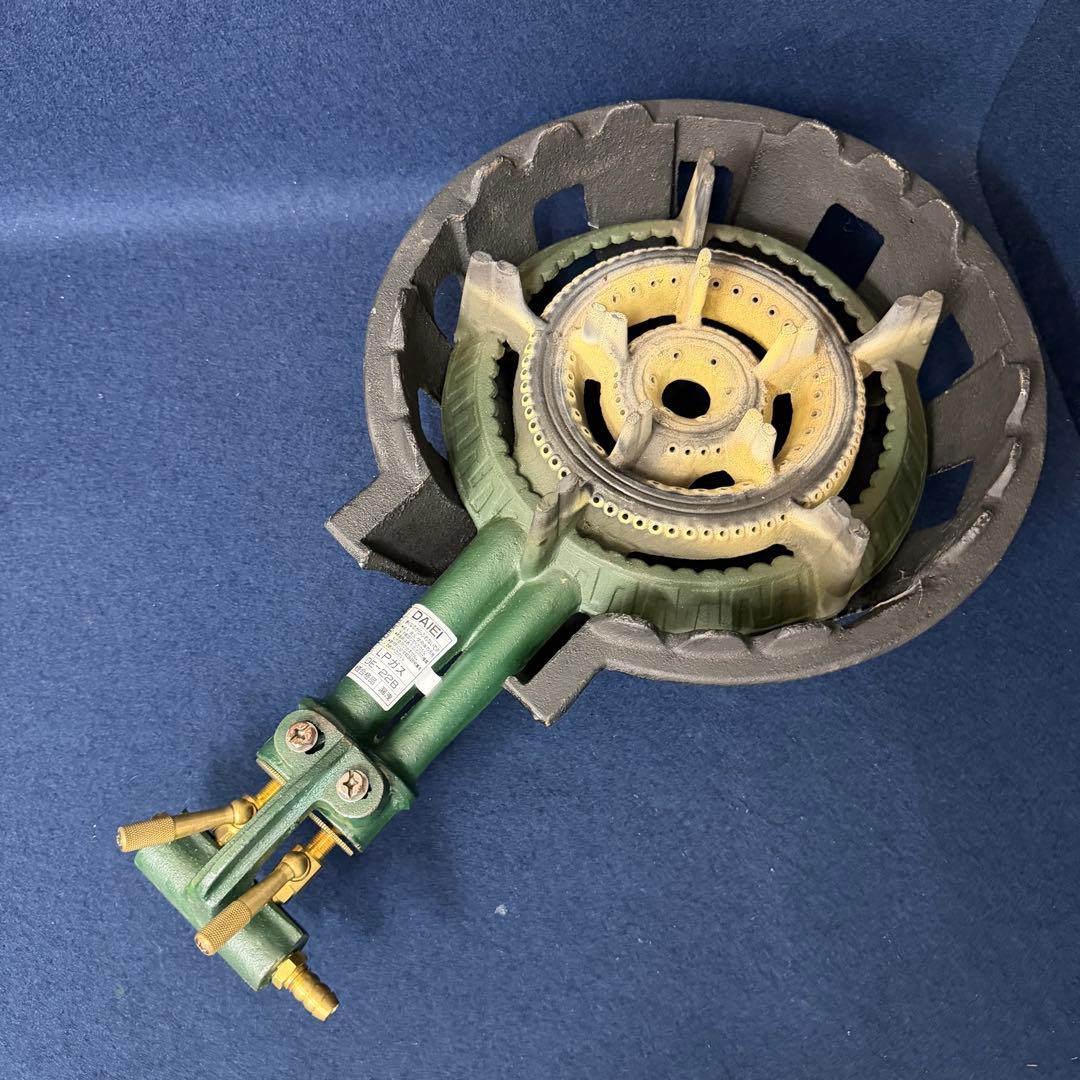 大栄産業 DAIEI 業務用 鋳物 ガスコンロ LPガス DE-22B