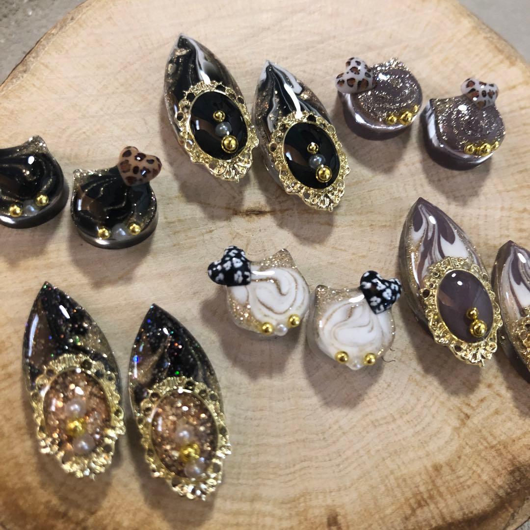 R-649 ✴︎レジン カボション✴︎6種⭐︎⁎⁎⁺˳✧༚:. .