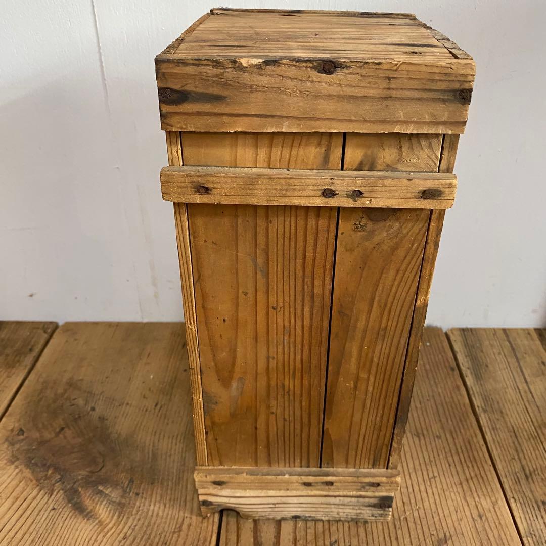 7点セット 木箱 雑貨 小物 古道具 民藝 ボックス y38