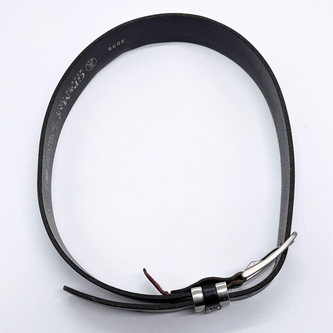 ヴェルサーチ ベルト メデューサ ゴールド金具 レザー ブラック