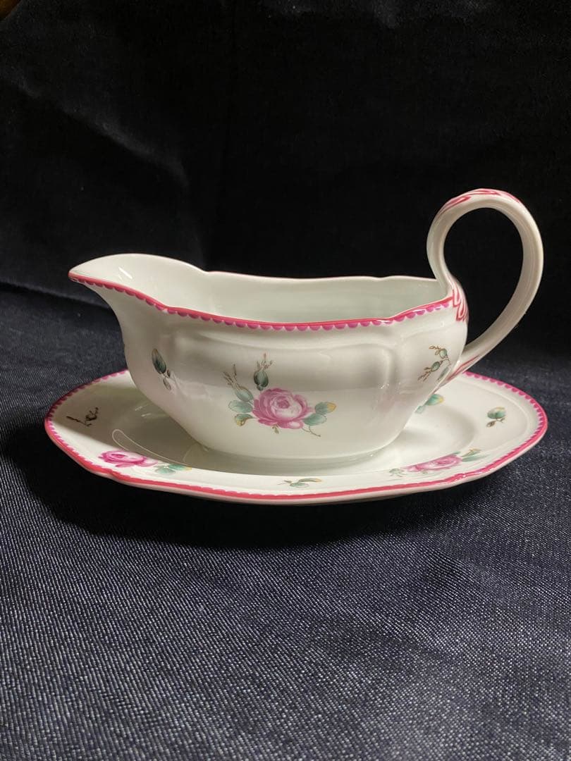 リチャードジノリ　アンティックローズ　ソースポット　イタリア製