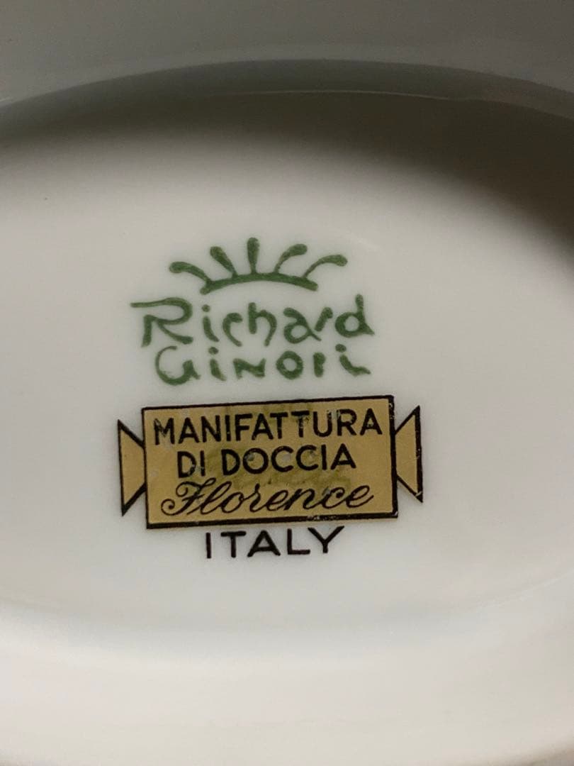 リチャードジノリ　アンティックローズ　ソースポット　イタリア製