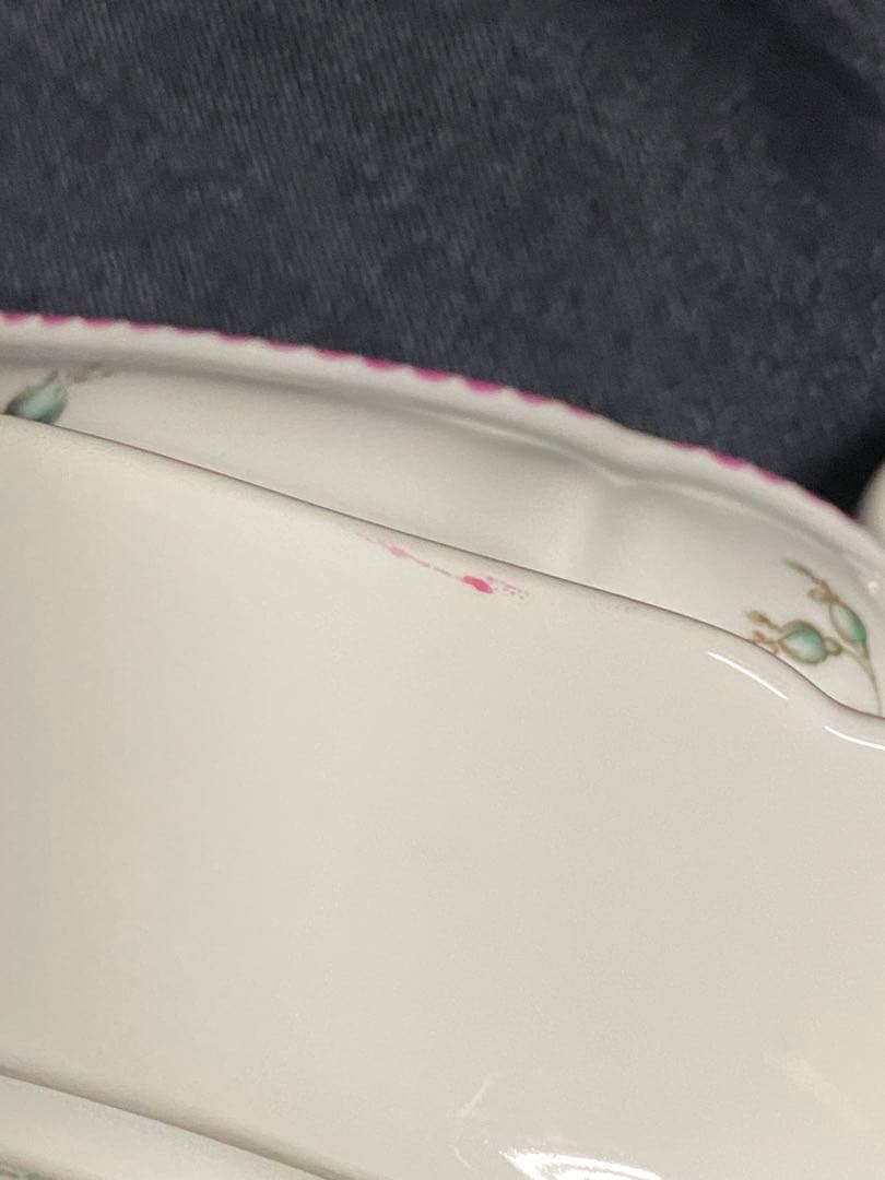 リチャードジノリ　アンティックローズ　ソースポット　イタリア製