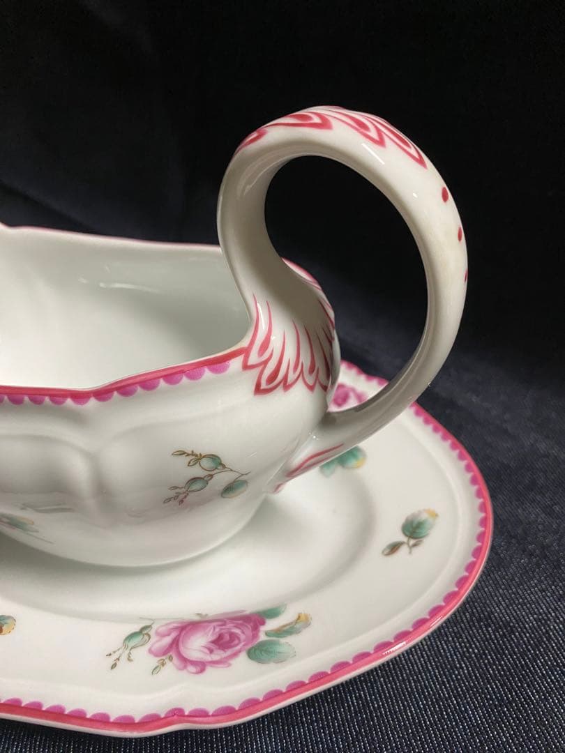 リチャードジノリ　アンティックローズ　ソースポット　イタリア製