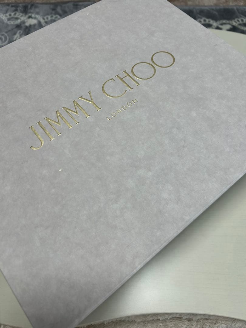 JIMMY CHOO 黒 レザートートバッグ