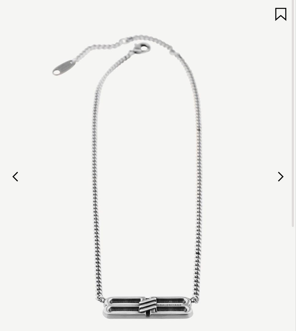 BALENCIAGA バレンシアガ BB ICON ネックレス　アンティーク調