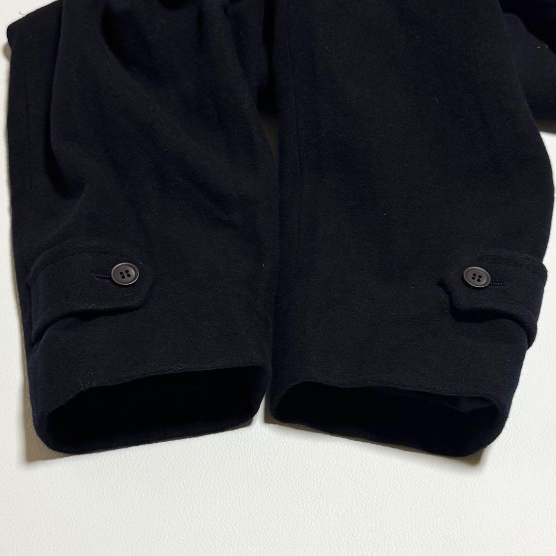 BELTA BUONO ベルテッドダブルチェスターコート カシミヤ100% 黒M