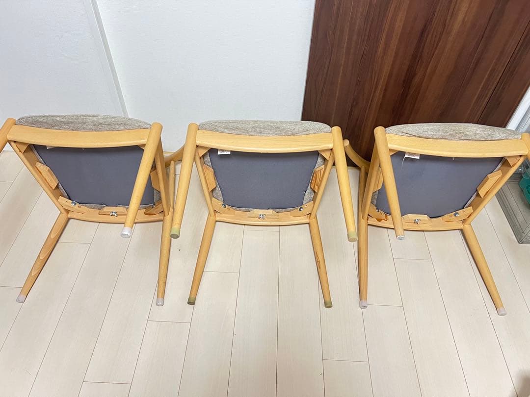 専用　ニトリ ダイニングチェア C-01 アームチェア 椅子 イス 3脚ー1脚目