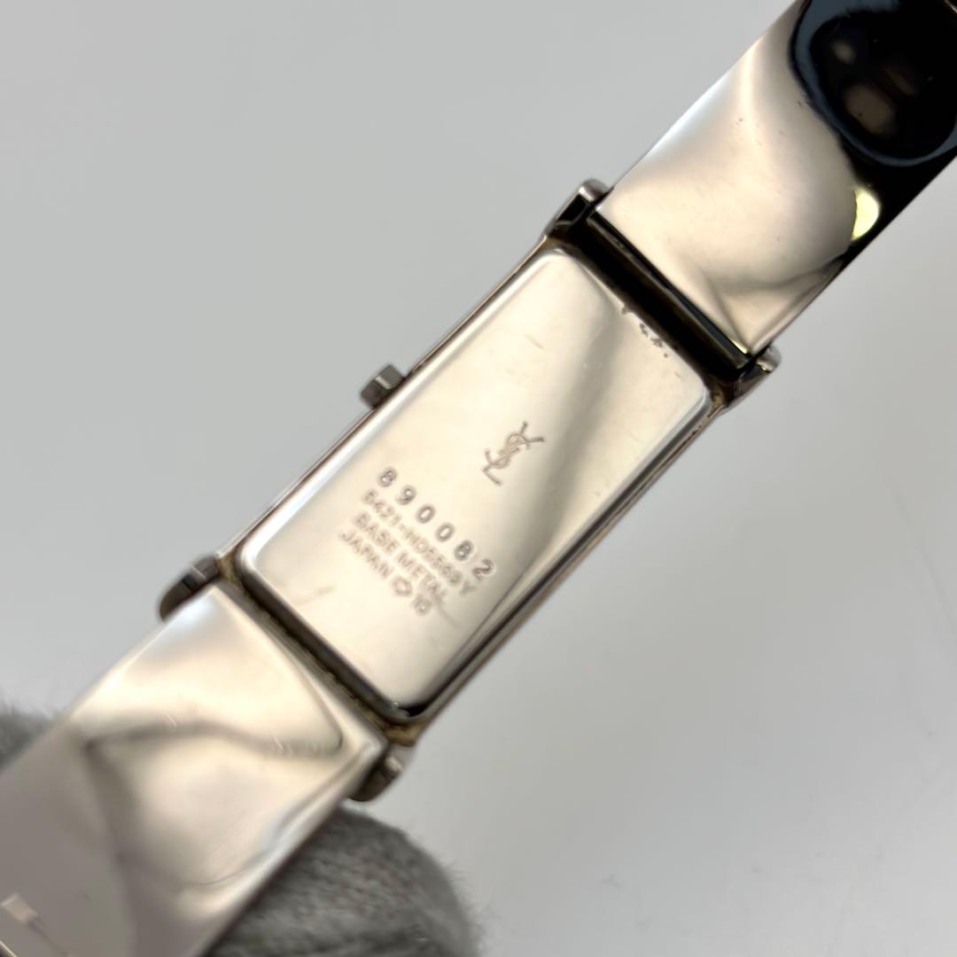 稼働 イヴサンローラン 腕時計 バングル YSL 新品電池 ヴィンテージ