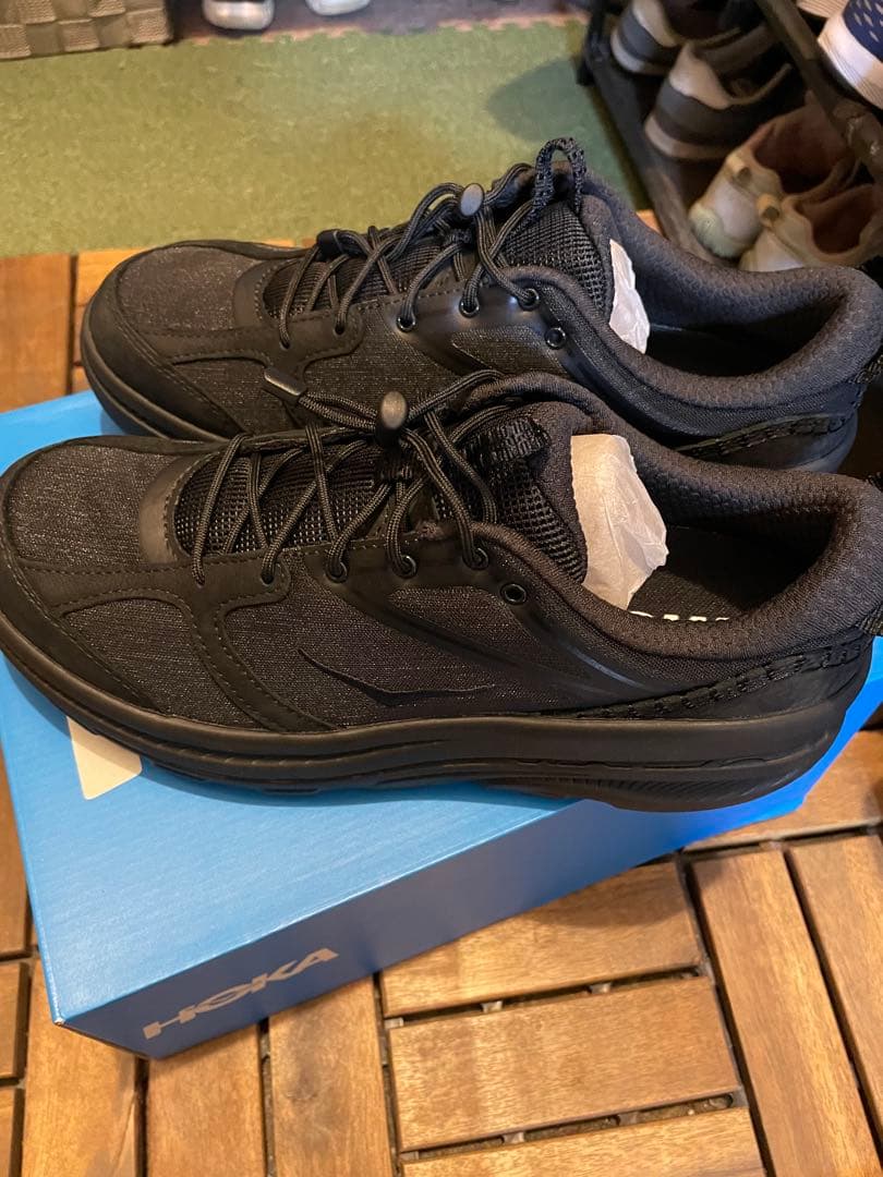 【定価半額以下 新品】HOKA ホカ ボンダイ B3 LS ブラック 27cm